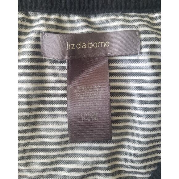 Liz Claiborne Women's Striped Dress; Sleeveless - Large - Picture 5 of 5